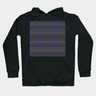 Grunge Aesthetic Iona 1 Hand Drawn Textured Plaid Pattern Hoodie